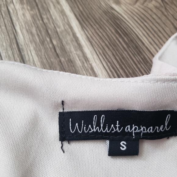 Wishlist Cream Midi Dress - Picture 2 of 4